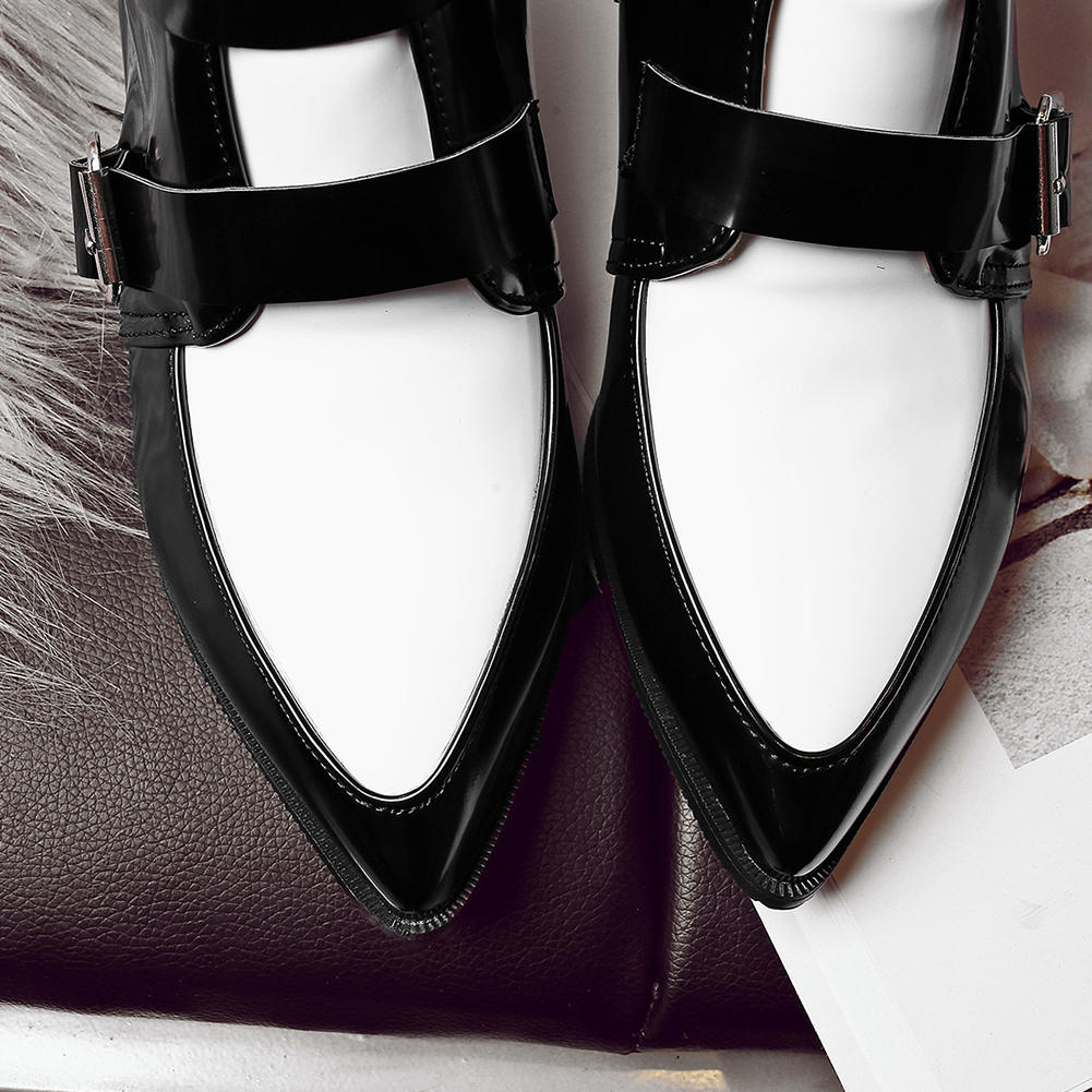 Square Heels Ankle Boots Western Boots Woman