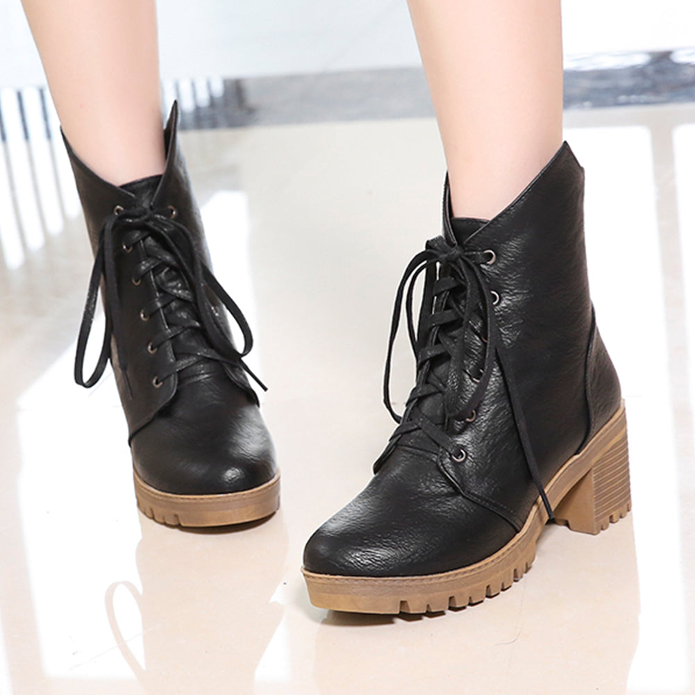 Western Martin Shoes Woman Ankle Boots