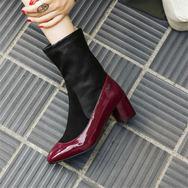 Customized High Heels Boots Fashion Mixed Colors