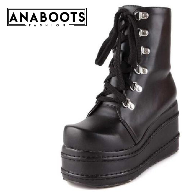 Ankle Boots High Heel Wedges