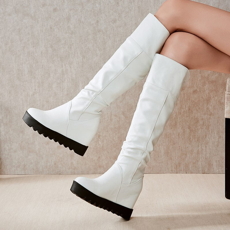 Wedge Height Increasing Winter Boots