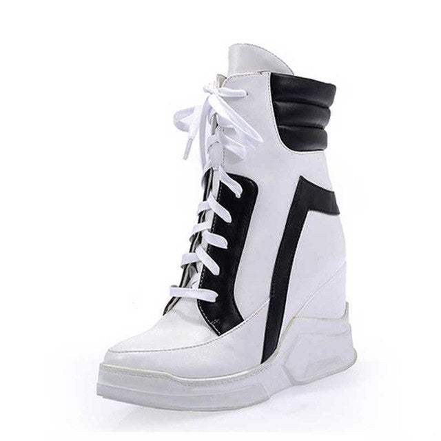 High Wedges Mixed colors Boots Winter