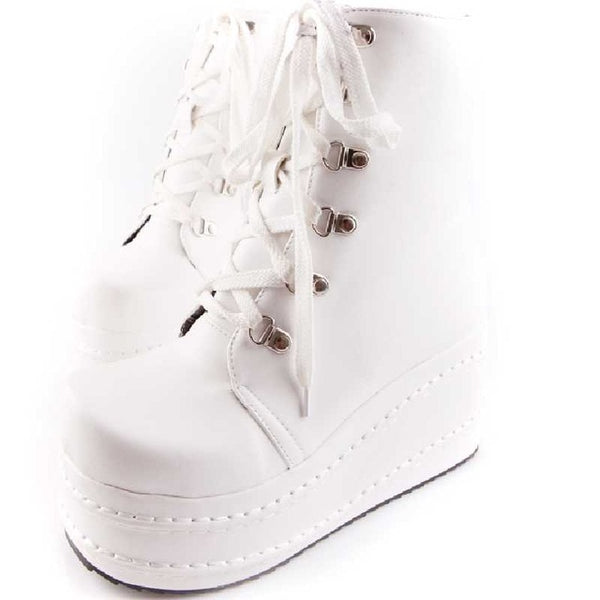 Ankle Boots High Heel Wedges