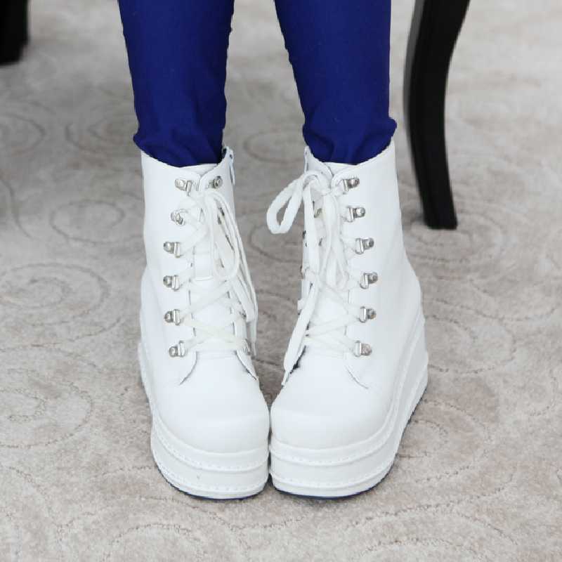 Ankle Boots High Heel Wedges
