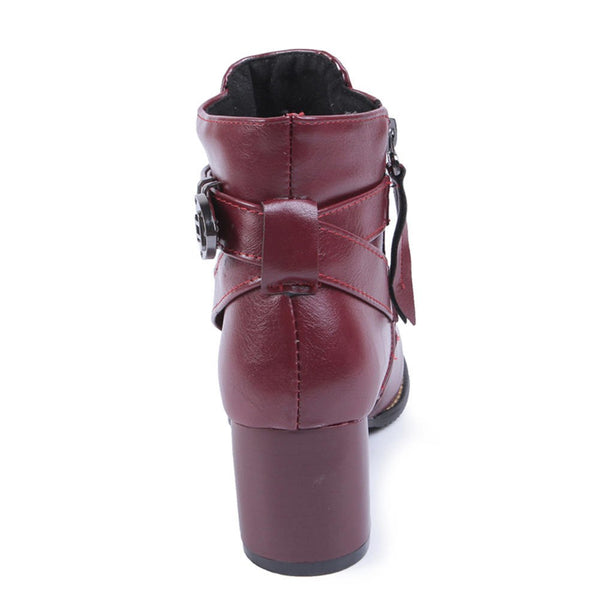 Square heels Ankle Boots