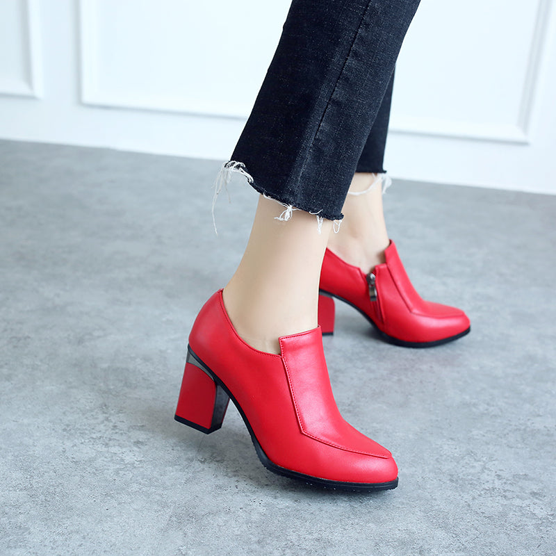 pointed toe High Heels short Boots