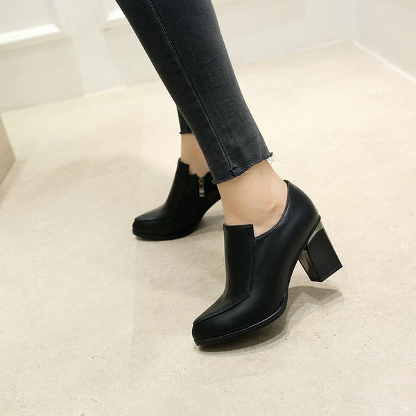 pointed toe High Heels short Boots