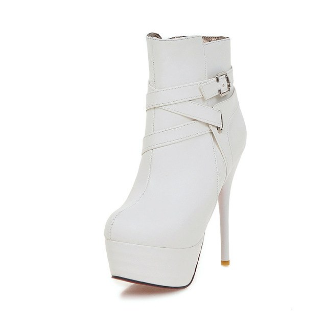 Thin High Heel Party Ankle Boots
