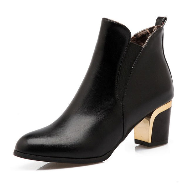 High Heels Elegant Shoes Woman Boots Female