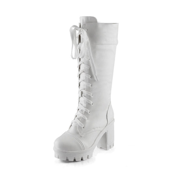 high heels woman knee-high Boots