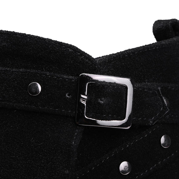 square high heels Ankle Boots